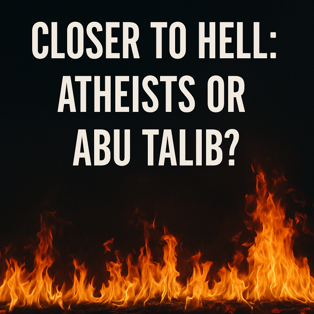 Closer to Hell: Atheists or Abu Talib?
